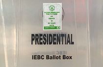 بطاقات الاقتراع في الانتخابات الرئاسية في كينيا.