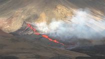 Ein neuer Vulkanausbruch auf Island - der Fagradalsfjall