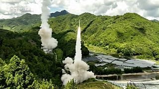 China realiza lanzamientos de misiles balísticos en sus ejercicios militares frente a Taiwán