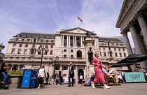 A Bank of England épülete Londonban