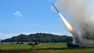إطلاق صاروخ ضمن التدريبات العسكرية الصينية