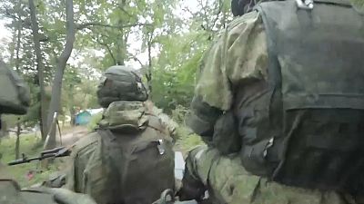 МО РФ: взводу огнеметчиков поставлена задача по уничтожению опорных пунктов ВСУ на пути следования российской бронетехники