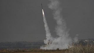 نظام "القبة الحديدية" الإسرائيلي خلال عملية إطلاق لاعتراض صواريخ أطلقت من قطاع غزة