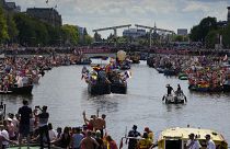 Парад каналов в Амстердаме 6 августа 2022