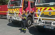 Ο Σιλβέν Σεβάλ, επικεφαλής των ομάδας των Γάλλων πυροσβεστών που βρίσκονται στην Ελλάδα,