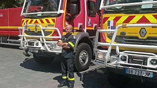 Ο Σιλβέν Σεβάλ, επικεφαλής των ομάδας των Γάλλων πυροσβεστών που βρίσκονται στην Ελλάδα,