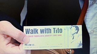 Un billet de la "Marche avec Tito"