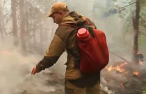 Kampf gegen die Flammen in Sibirien