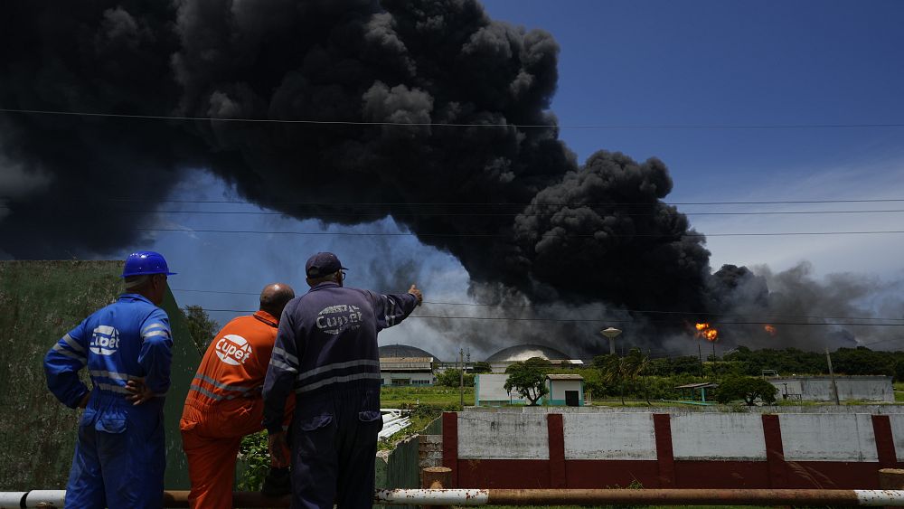Firefighters missing and 120 hurt in Cuban oil facility blast and fire
– Times of Update
