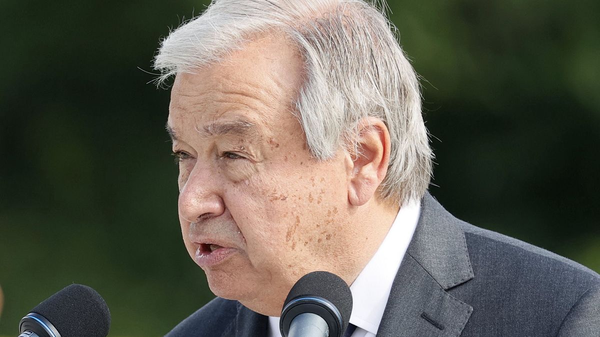 UN-Generalsekretär António Guterres: "Nach Jahrzehnten der nuklearen Abrüstung bewegt sich die Welt wieder rückwärts."