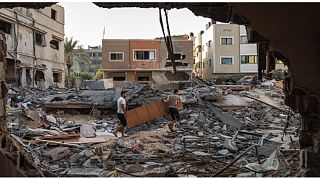 الصورة من قطاع غزة بعد تعرض المنطقة للقصف الإسرائيلي