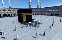 Image shows Mecca as seen in the metaverse.