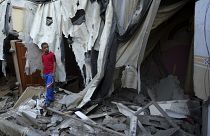 Romos otthonok a Gázai övezetben