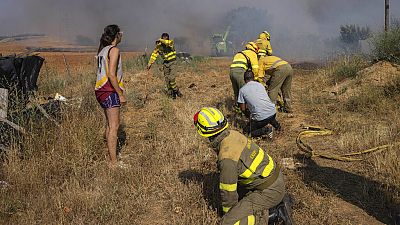 Tűzvész Spanyolországban