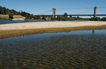 France drought: Loire river so low it can be crossed on foot
