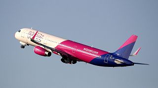 A Wizz Air gépe