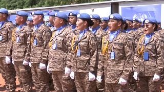 In South Sudan, Mongolian peacekeepers were awarded medals
