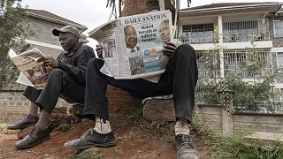Kenyans await results from the presidential elections