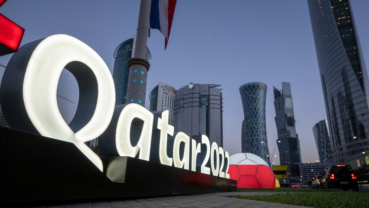 عرض العلامة التجارية لكأس العالم في الدوحة