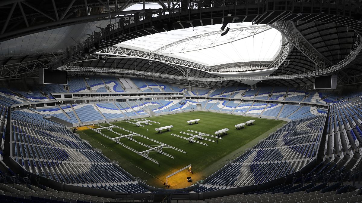 Das Stadion Al Janoub in Doha, eine der Austragungsstätten der WM