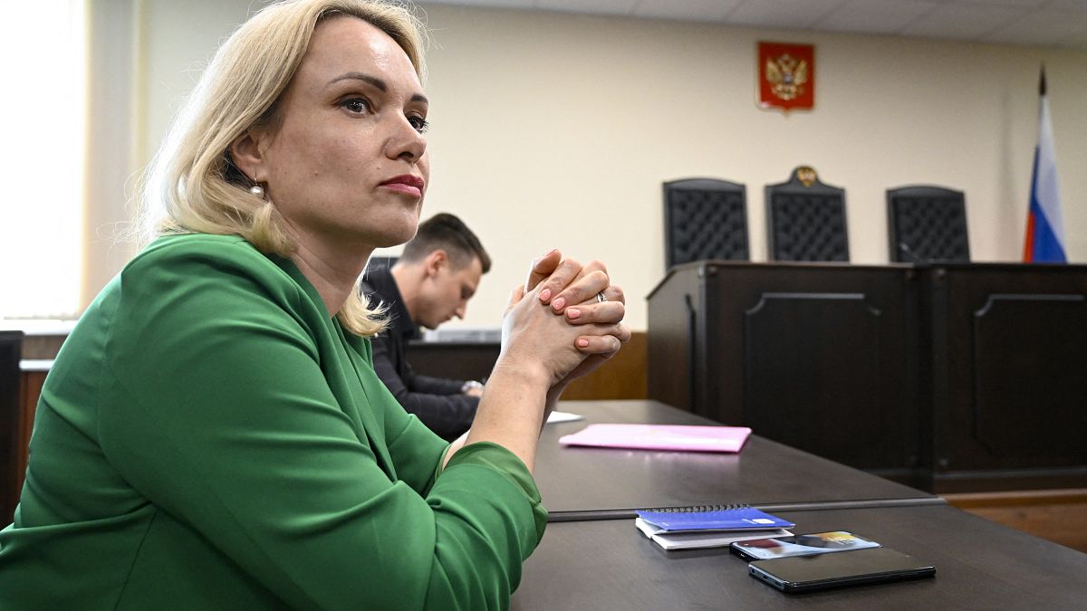 Marina Osjannikow im Juli vor Gericht.