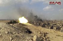 عکس درگیری ارتش سوریه با داعش/آرشیو خبرگزاری سانا 