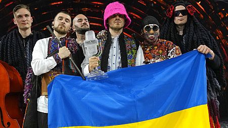 Eurovision 2022 winners Ukraine's Kalush Orchestra