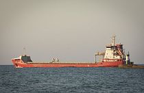 Odesa limanından ayrılan Türk bandıralı yük gemisi
