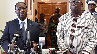 Roch Marc Christian Kaboré a rencontré Alassane Ouattara à Abidjan