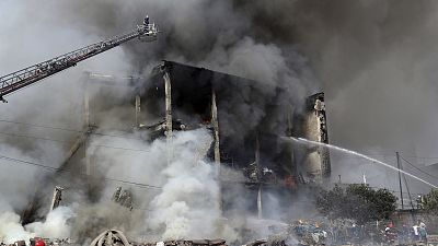 قصف لمدينة باخموت.
