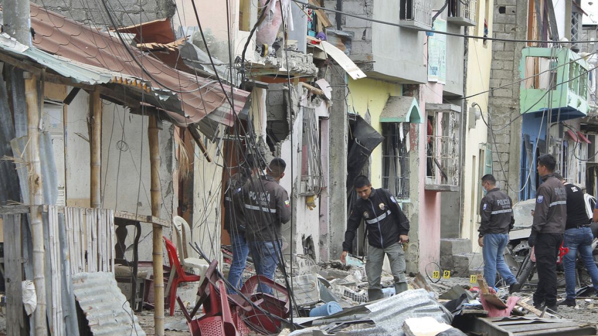 Die Ermittlungen nach der Bombenexplosion in Guayaquil laufen noch.