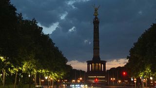 Памятники Берлина погрузились во тьму ради экономии энергии, 14 агвуста 2022 г.