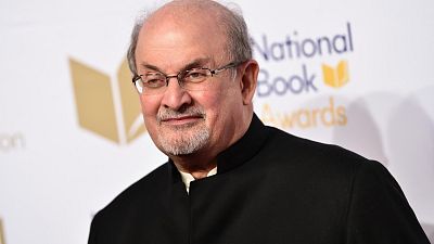 FILE - Salman Rushdie attends the 68th National Book Awards Ceremony and Benefit Dinner on Nov. 15, 2017, in New York.