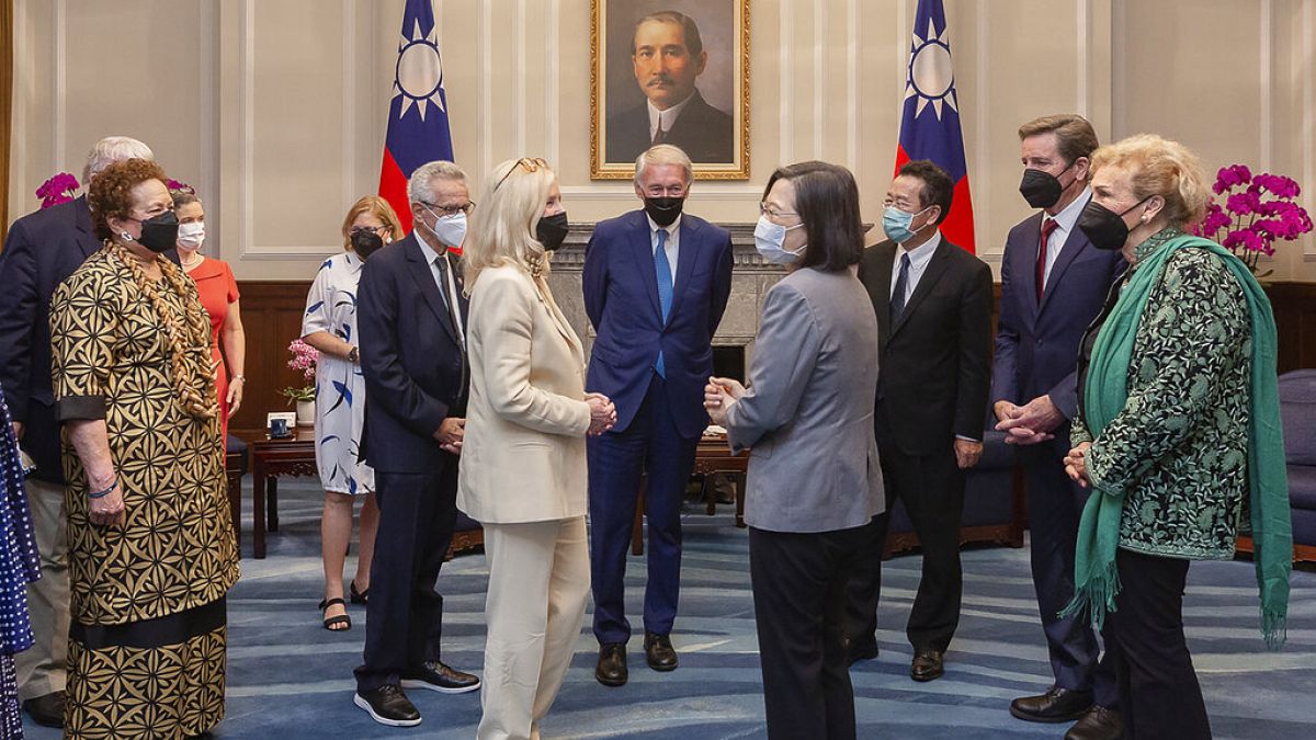Presidente de Taiwan recebe delegação do Congresso dos EUA em Taipé