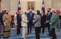Presidente de Taiwan recebe delegação do Congresso dos EUA em Taipé