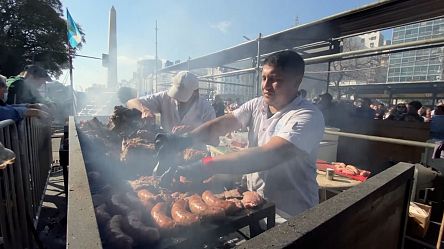 Argentine chefs compete to grill the best asado