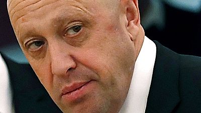  Yevgeny Prigozhin prior to a meeting of Russian President Vladimir Putin in Moscow, Russia, July 4, 2017. 