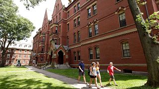 Archives : campus de l'université d'Harvard, en Cambridge dans le Massachusetts, le 16 juillet 2019  