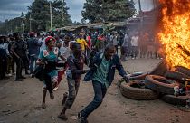 Des manifestants pro Odinga - 15 août 2022