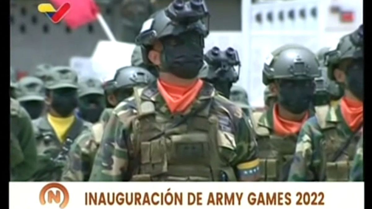 Inauguración de los Juegos de Guerra en Venezuela