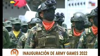 Inauguración de los Juegos de Guerra en Venezuela