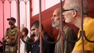 5 Avrupalı, Ukrayna'nın doğusunda Rusya yanlısı ayrılıkçı güçler tarafından yargılanıyor