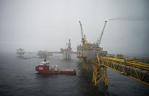 FILE - The Ekofisk oil field off the North Sea in Norway, Oct. 24, 2019.