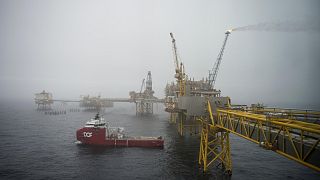 FILE - The Ekofisk oil field off the North Sea in Norway, Oct. 24, 2019. 