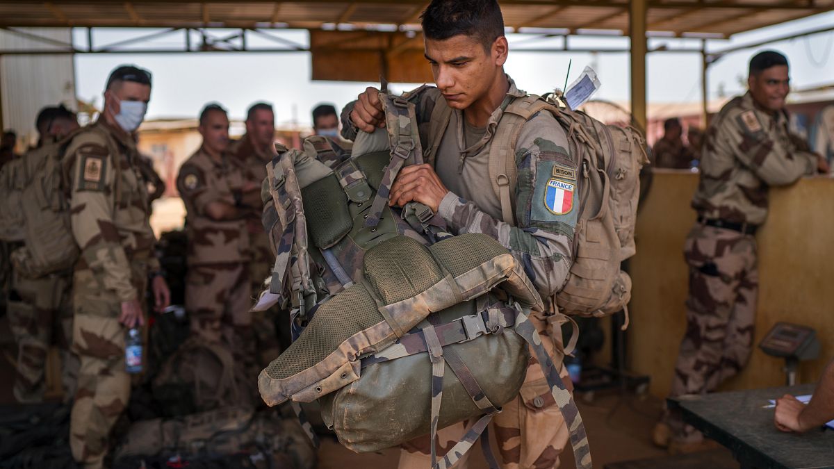File picture: French Barkhane force soldiers who wrapped up a four-month tour of duty in the Sahel leave their base in Gao, Mali, June 9, 2021