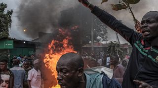 Des partisans de Raila Odinga - 15 août 2022