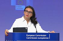 Nabila Massral, portavoz del órgano ejecutivo de la UE,