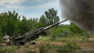 توپخانه ام۷۷۷ آمریکا در خدمت ارتش اوکراین