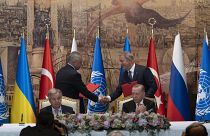 Guterres und Erdogan am 22.7.22 in Ankara