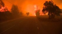 Im schier endlosen Kampf gegen Flammen: Feuerwehrleute in Portugal, Spanien und Frankreich.